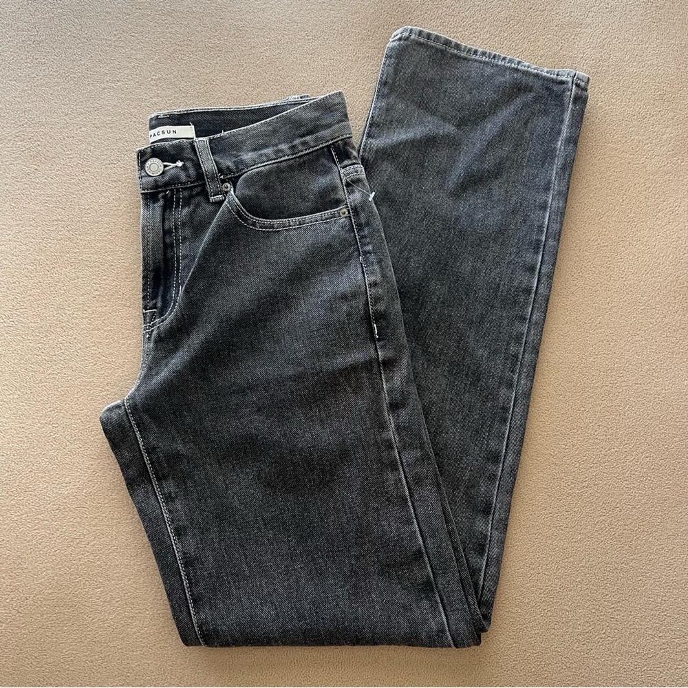 pacsun washed black boyfriend jeans